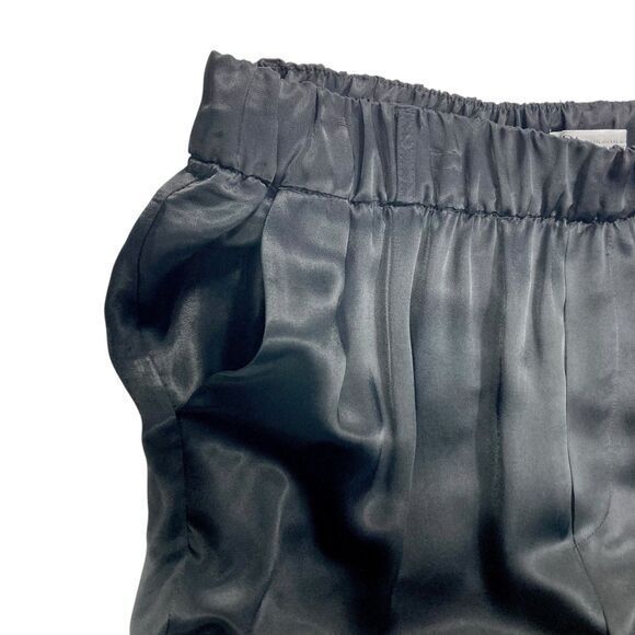 Zara Satin Silky Pleated Dress Pants Womens XXL Straight Leg Comfy Lightweight - Picture 3 of 14